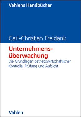 Abbildung von Freidank | Unternehmensüberwachung | 1. Auflage | 2012 | beck-shop.de