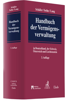 Abbildung von Schäfer / Sethe | Handbuch der Vermögensverwaltung | 3. Auflage | 2022 | beck-shop.de
