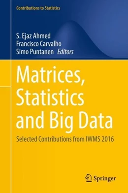 Abbildung von Ahmed / Carvalho | Matrices, Statistics and Big Data | 1. Auflage | 2019 | beck-shop.de