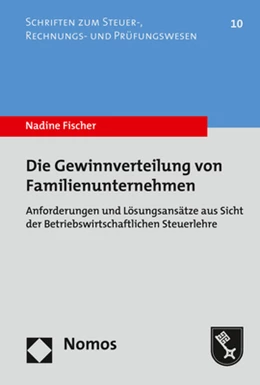 Abbildung von Fischer | Die Gewinnverteilung von Familienunternehmen | 1. Auflage | 2019 | 10 | beck-shop.de