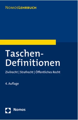 Abbildung von Taschen-Definitionen | 4. Auflage | 2019 | beck-shop.de