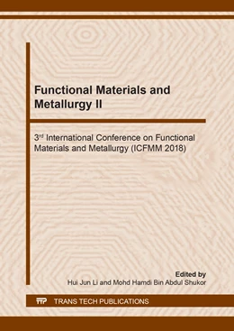 Abbildung von Li / Bin Abdul Shukor | Functional Materials and Metallurgy II | 1. Auflage | 2019 | beck-shop.de