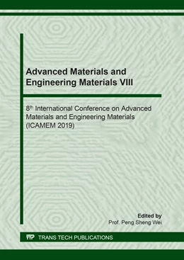 Abbildung von Wei | Advanced Materials and Engineering Materials VIII | 1. Auflage | 2019 | Volume 814 | beck-shop.de