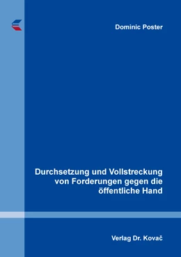Abbildung von Poster | Durchsetzung und Vollstreckung von Forderungen gegen die öffentliche Hand | 1. Auflage | 2019 | 514 | beck-shop.de