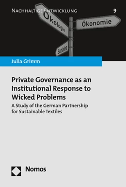 Abbildung von Grimm | Private Governance as an Institutional Response to Wicked Problems | 1. Auflage | 2019 | 9 | beck-shop.de