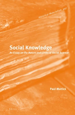 Abbildung von Mattick | Social Knowledge | 1. Auflage | 2020 | 207 | beck-shop.de