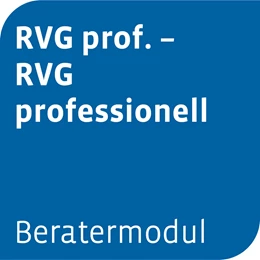 Abbildung von Beratermodul RVG professionell | 1. Auflage | | beck-shop.de