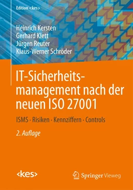 Abbildung von Kersten / Klett | IT-Sicherheitsmanagement nach der neuen ISO 27001 | 2. Auflage | 2019 | beck-shop.de