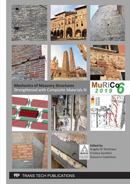 Abbildung von Di Tommaso / Gentilini | Mechanics of Masonry Structures Strengthened with Composite Materials III | 1. Auflage | 2019 | beck-shop.de