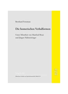 Abbildung von Forssman | Die homerischen Verbalformen | 1. Auflage | 2019 | 28 | beck-shop.de