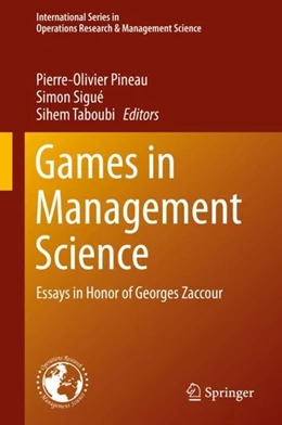 Abbildung von Pineau / Sigué | Games in Management Science | 1. Auflage | 2019 | beck-shop.de