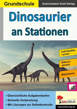 Abbildung von Dinosaurier an Stationen / Grundschule | 1. Auflage | 2020 | beck-shop.de