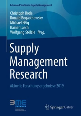 Abbildung von Bode / Bogaschewsky | Supply Management Research | 1. Auflage | 2019 | beck-shop.de