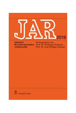 Abbildung von Portmann / Dunand | JAR 2019 | 1. Auflage | 2019 | 2019 | beck-shop.de