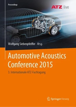 Abbildung von Siebenpfeiffer | Automotive Acoustics Conference 2015 | 1. Auflage | 2019 | beck-shop.de