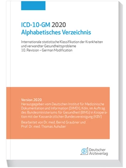 Abbildung von ICD-10-GM 2020 Alphabetisches Verzeichnis | 1. Auflage | 2019 | beck-shop.de