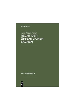 Abbildung von Papier | Recht der öffentlichen Sachen | 2. Auflage | 1984 | beck-shop.de