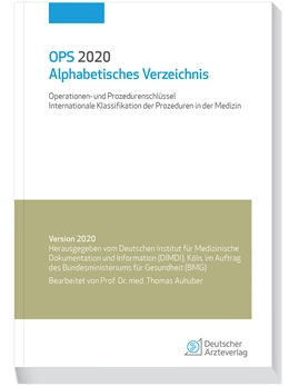 Abbildung von OPS 2020 Alphabetisches Verzeichnis | 1. Auflage | 2019 | beck-shop.de