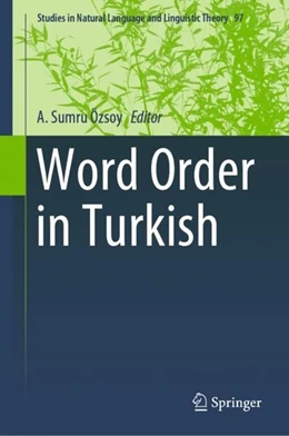 Abbildung von Özsoy | Word Order in Turkish | 1. Auflage | 2019 | beck-shop.de