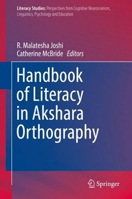 Abbildung von Joshi / Mcbride | Handbook of Literacy in Akshara Orthography | 1. Auflage | 2019 | beck-shop.de