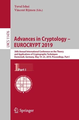 Abbildung von Ishai / Rijmen | Advances in Cryptology - EUROCRYPT 2019 | 1. Auflage | 2019 | beck-shop.de