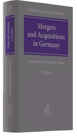 Abbildung von Rosengarten / Burmeister | Mergers and Acquisitions in Germany | 3. Auflage | 2020 | beck-shop.de