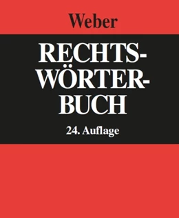 Abbildung von Weber (vormals Creifelds) | Rechtswörterbuch • Download | 1. Auflage | 2022 | beck-shop.de