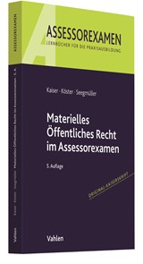 Abbildung von Kaiser / Köster / Seegmüller | Materielles Öffentliches Recht im Assessorexamen | 5., neu bearbeitete Auflage | 2021 | beck-shop.de