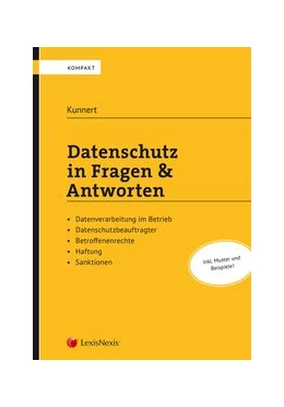 Abbildung von Kunnert | Datenschutz in Fragen & Antworten | 1. Auflage | 2019 | beck-shop.de