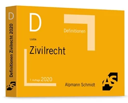Abbildung von Lüdde | Definitionen Zivilrecht | 7. Auflage | 2020 | beck-shop.de