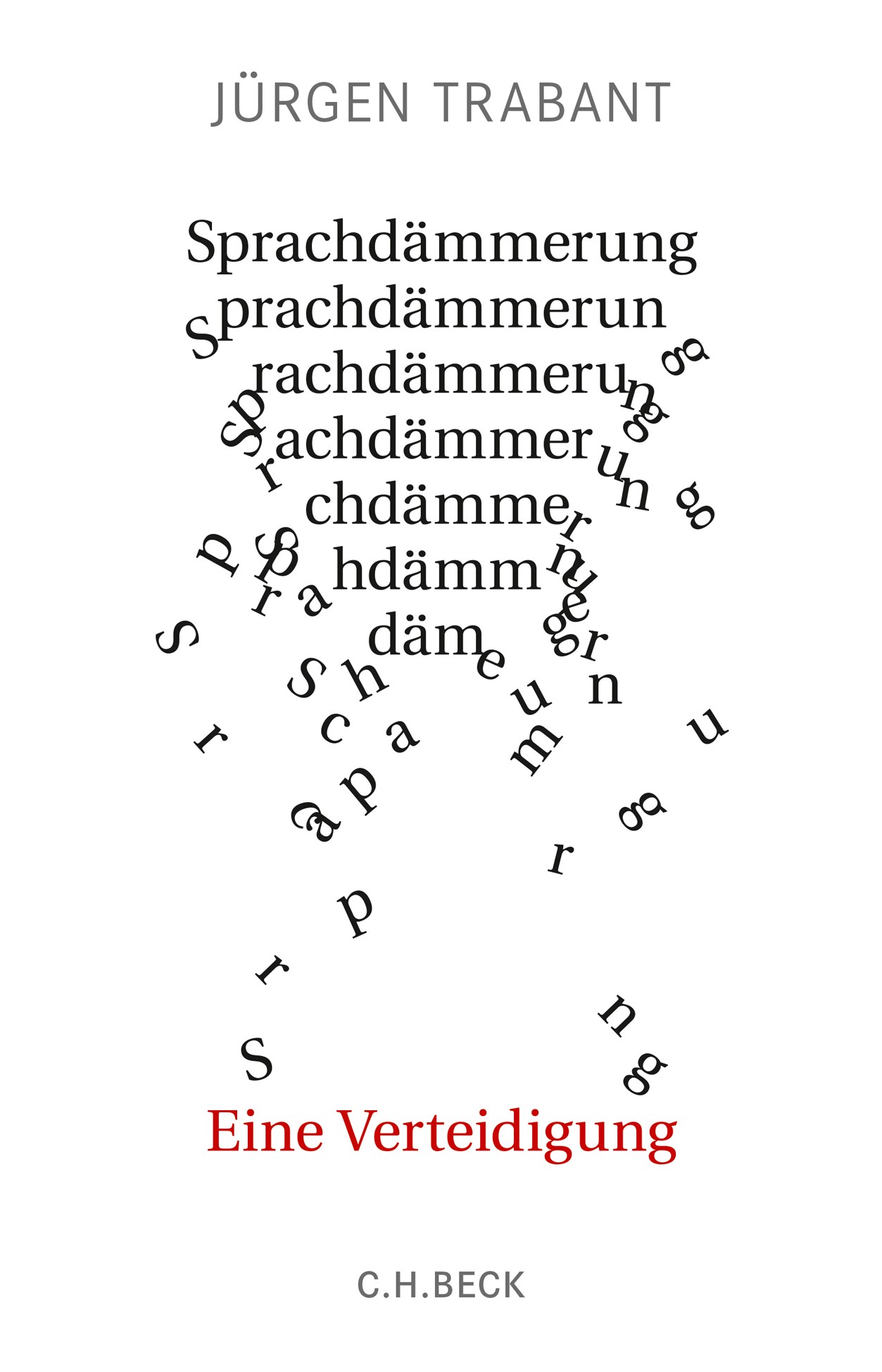 Cover: Trabant, Jürgen, Sprachdämmerung