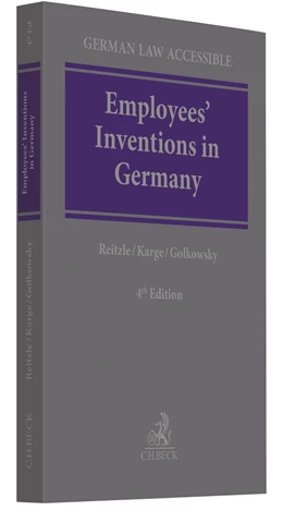 Abbildung von Reitzle / Karge | Employees' Inventions in Germany = Gesetz über Arbeitnehmererfindungen | 4. Auflage | 2020 | beck-shop.de
