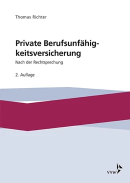 Abbildung von Richter | Private Berufsunfähigkeitsversicherung | 2. Auflage | 2019 | beck-shop.de
