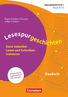 Abbildung von Schubert / Schubert-Drumann | Lesespurgeschichten für die Sekundarstufe I - Klasse 9/10 | 1. Auflage | 2020 | beck-shop.de