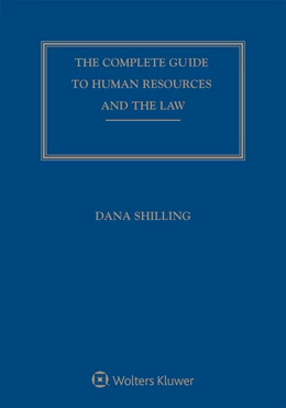 Abbildung von Shilling | Complete Guide to Human Resources and the Law | 1. Auflage | 2019 | beck-shop.de