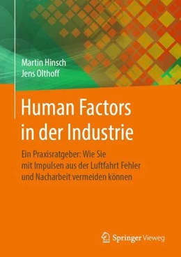 Abbildung von Hinsch / Olthoff | Human Factors in der Industrie | 1. Auflage | 2019 | beck-shop.de