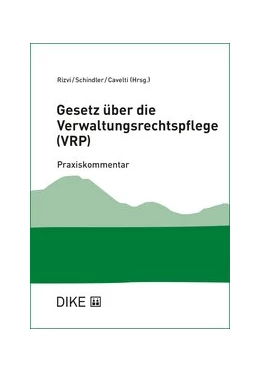 Abbildung von Rizvi / Schindler | Gesetz über die Verwaltungsrechtspflege des Kantons St. Gallen (VRP) | 1. Auflage | 2020 | beck-shop.de