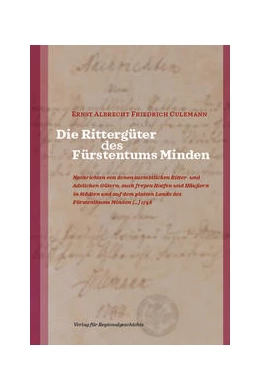 Abbildung von Culemann / Schröder | Die Rittergüter des Fürstentums Minden | 1. Auflage | 2020 | beck-shop.de