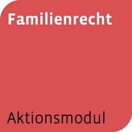 Abbildung von Aktionsmodul Familienrecht | 1. Auflage | | beck-shop.de