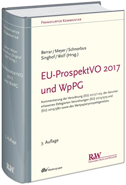Abbildung von Berrar / Meyer | EU-ProspektVO 2017 und WpPG | 3. Auflage | 2024 | beck-shop.de