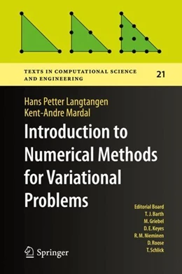 Abbildung von Langtangen / Mardal | Introduction to Numerical Methods for Variational Problems | 1. Auflage | 2019 | beck-shop.de