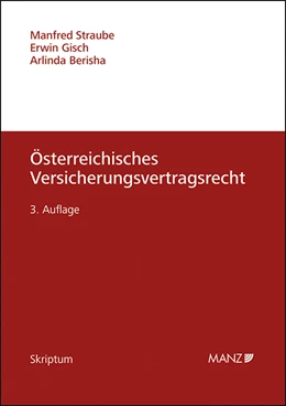 Abbildung von Straube / Gisch | Österreichisches Versicherungsvertragsrecht | 3. Auflage | 2019 | beck-shop.de