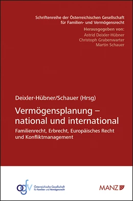 Abbildung von Deixler-Hübner / Schauer | Vermögensplanung - national und international | 1. Auflage | 2019 | 2 | beck-shop.de