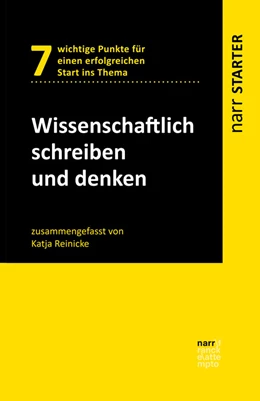 Abbildung von Reinicke | Wissenschaftlich schreiben und denken | 1. Auflage | 2019 | beck-shop.de