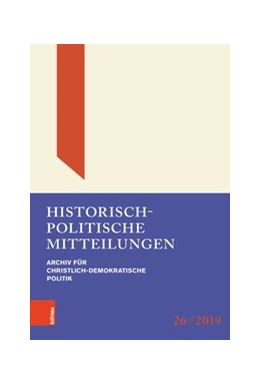 Abbildung von Brechenmacher / Buchstab | Historisch-politische Mitteilungen | 1. Auflage | 2020 | beck-shop.de