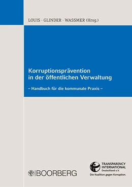 Abbildung von Louis/Glinder | Korruptionsprävention in der öffentlichen Verwaltung | 1. Auflage | 2020 | beck-shop.de