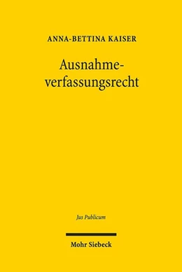 Abbildung von Kaiser | Ausnahmeverfassungsrecht | 1. Auflage | 2020 | beck-shop.de