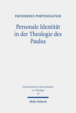 Abbildung von Portenhauser | Personale Identität in der Theologie des Paulus | 1. Auflage | 2020 | beck-shop.de