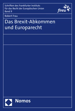 Abbildung von Frau | Das Brexit-Abkommen und Europarecht | 1. Auflage | 2020 | 9 | beck-shop.de