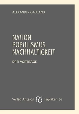 Abbildung von Gauland | Nation, Populismus, Nachhaltigkeit | 1. Auflage | 2019 | beck-shop.de